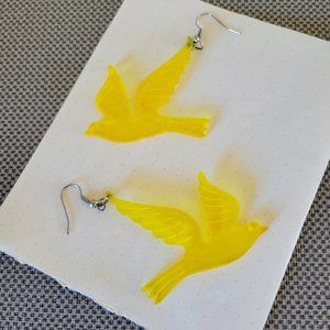 Acrylic Bird Earrings